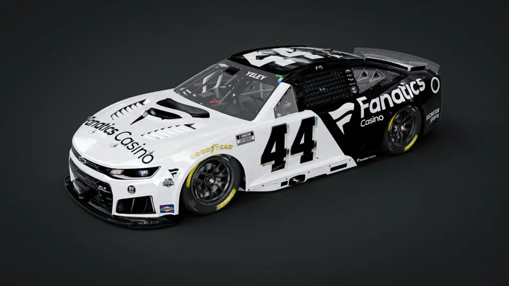 J.J. Yeley will pilot the No. 44 NY Racing Team Chevrolet at Michigan and Chicagoland Speedway with primary sponsorship from Fanatics Casino.