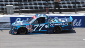 Carson Hocevar dissed Tanner Gray on his team's radio during NASCAR Craftsman Truck Series practice at North Wilkesboro Speedway