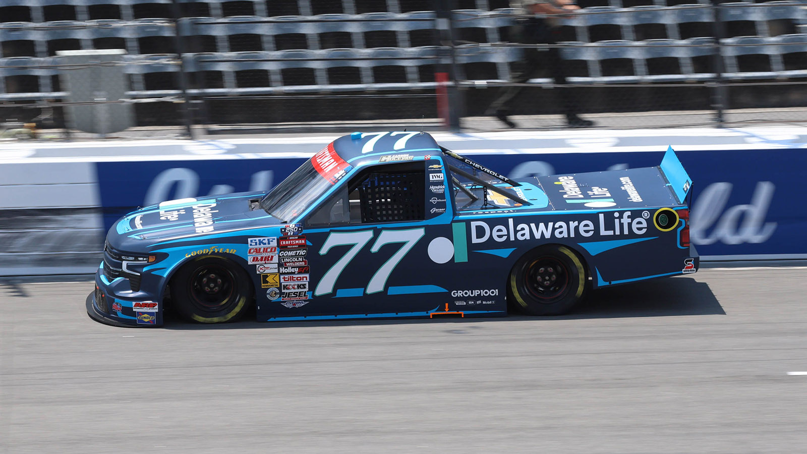 Carson Hocevar dissed Tanner Gray on his team's radio during NASCAR Craftsman Truck Series practice at North Wilkesboro Speedway
