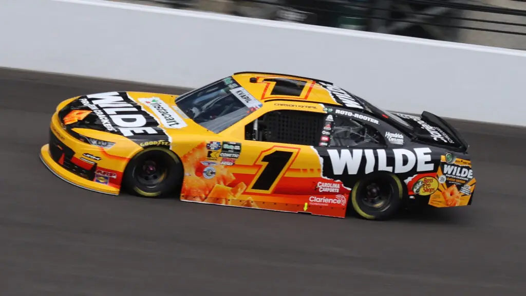 Carson Kvapil took his first career NASCAR O'Reilly Auto Parts Series win in the Pennzoil 250 at Indianapolis Motor Speedway