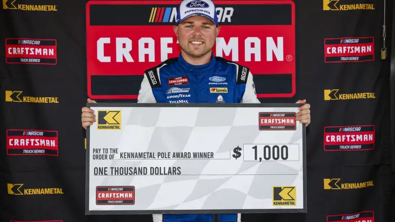 Layne Riggs took the pole position for the LiUNA! 150 at Lime Rock Park