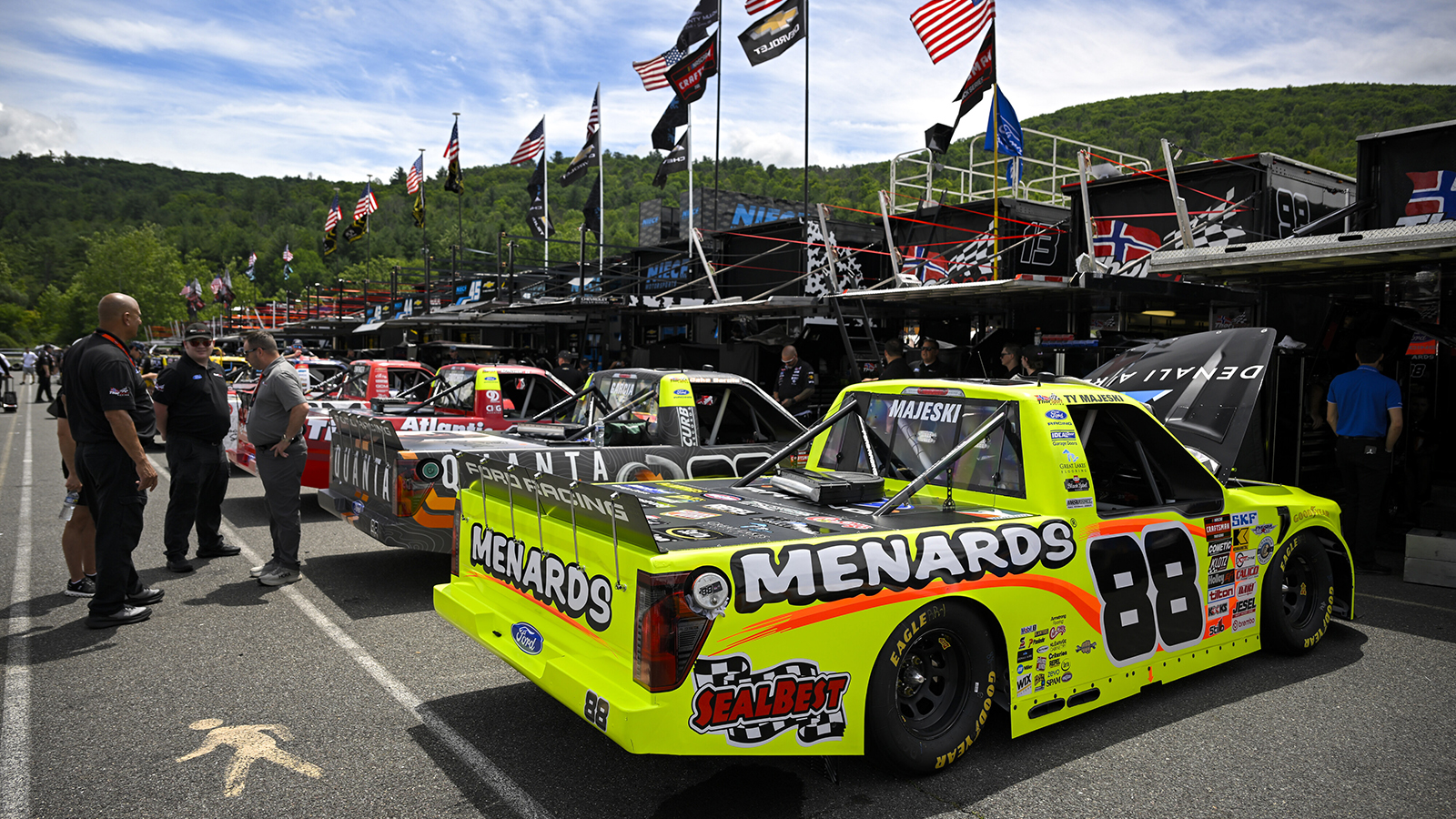 LiUNA! 150 starting lineup NASCAR Craftsman Truck Series at Lime Rock Park