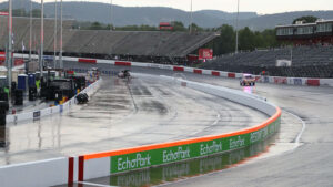 Weather forced NASCAR to cancel Cup Series practice for the Window World 450 at North Wilkesboro Speedway