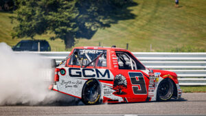 Grant Enfinger claimed his first win of the 2026 NASCAR Craftsman Truck Series season in the LiUNA! 150 at Lime Rock Park