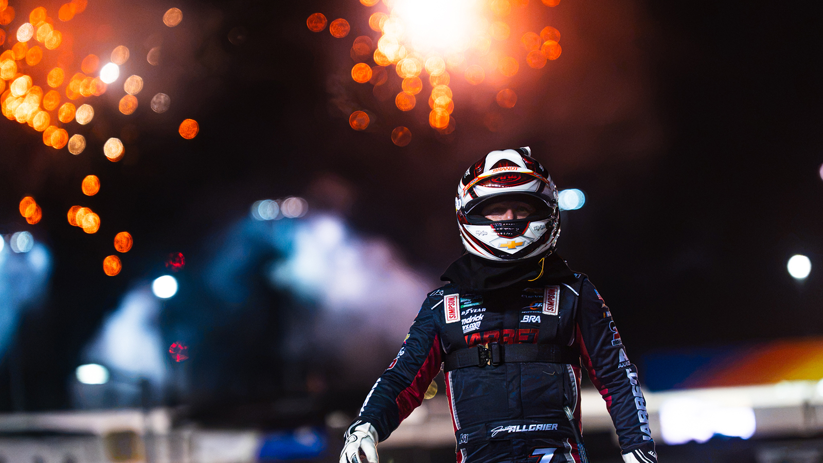 Justin Allgaier emerged victorious in a crash-fest of a NASCAR O'Reilly Auto Parts Series Focused Health 250 at EchoPark Speedway