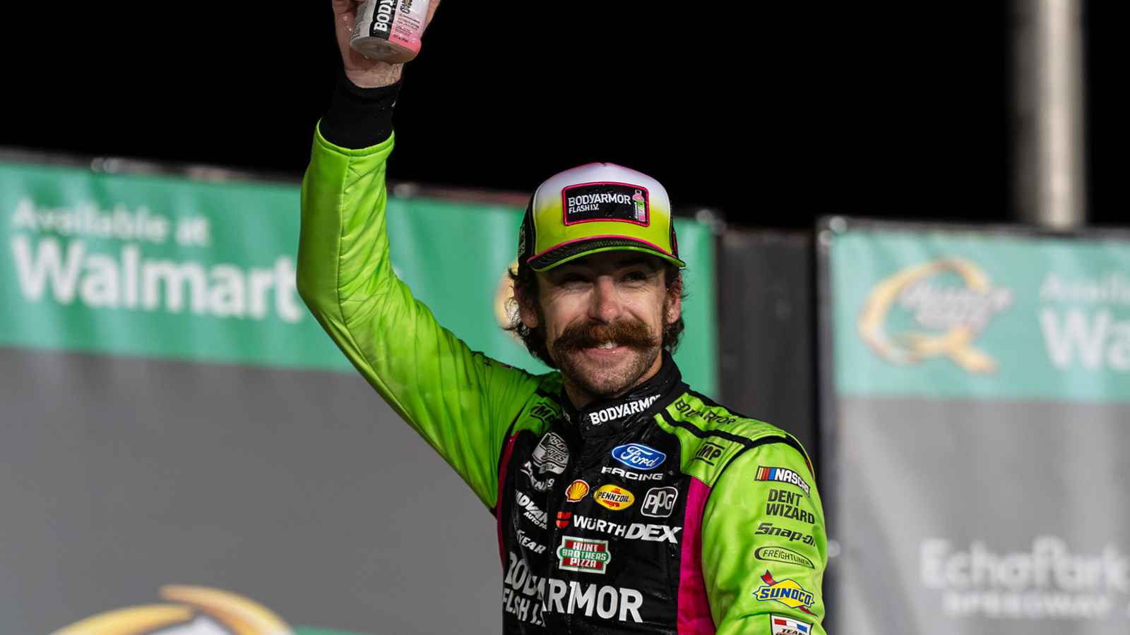 Ryan Blaney emerged victorious on a historically dominant night at EchoPark Speedway in the Quaker State 400.