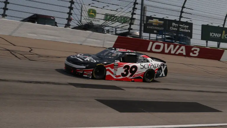 Ryan Sieg took the pole position for the Hy-Vee Perks 250 at Iowa Speedway