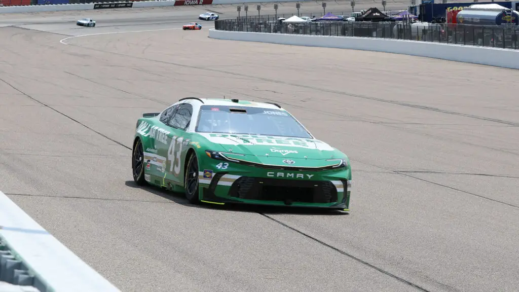 Erik Jones was the fastest driver in practice for the Iowa Corn 350 at Iowa Speedway.