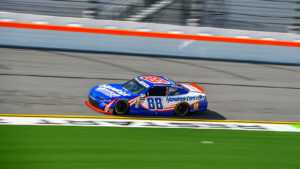 Rajah Caruth took his first career NASCAR O'Reilly Auto Parts Series pole and will lead the field to green in the Winn-Dixie 250 at Daytona.