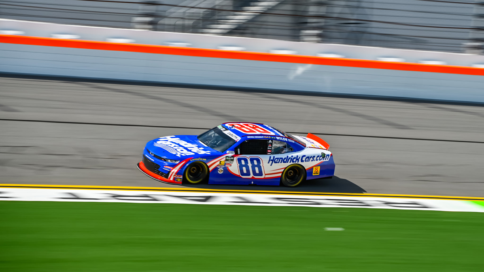Rajah Caruth took his first career NASCAR O'Reilly Auto Parts Series pole and will lead the field to green in the Winn-Dixie 250 at Daytona.