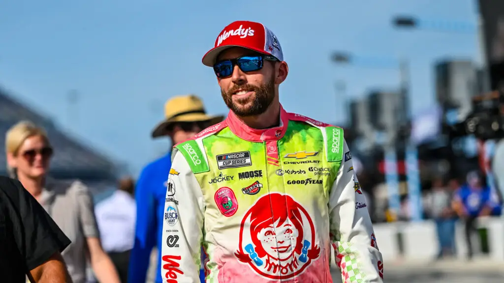 Ross Chastain took the pole position for Saturday night's NASCAR Cup Series Coke Zero Sugar 400 at Daytona.