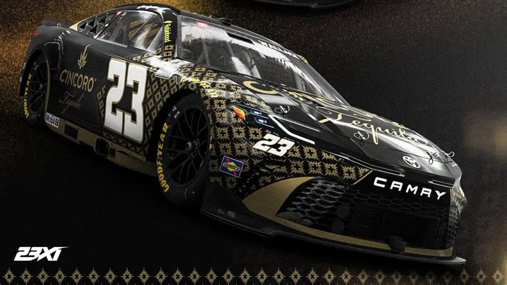 Bubba Wallace's Cincoro Tequila paint scheme for this weekend's race at New Hampshire Motor Speedway.