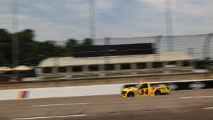 Layne Riggs was the fastest driver in practice for the Black's Tire 250 at Richmond Raceway.