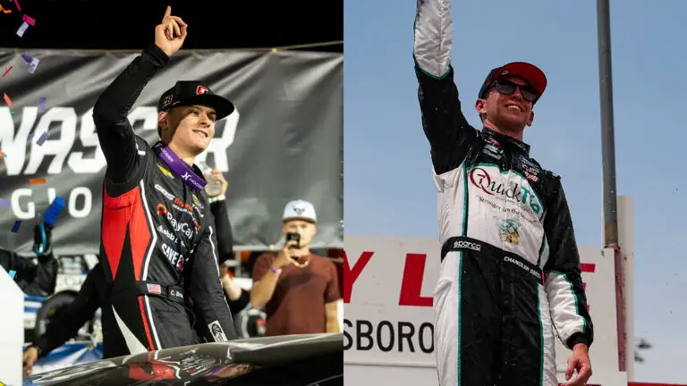 Carson Brown and Chandler Smith will serve as the full-time drivers for Richard Childress Racing in the NASCAR O'Reilly Auto Parts Series in 2027