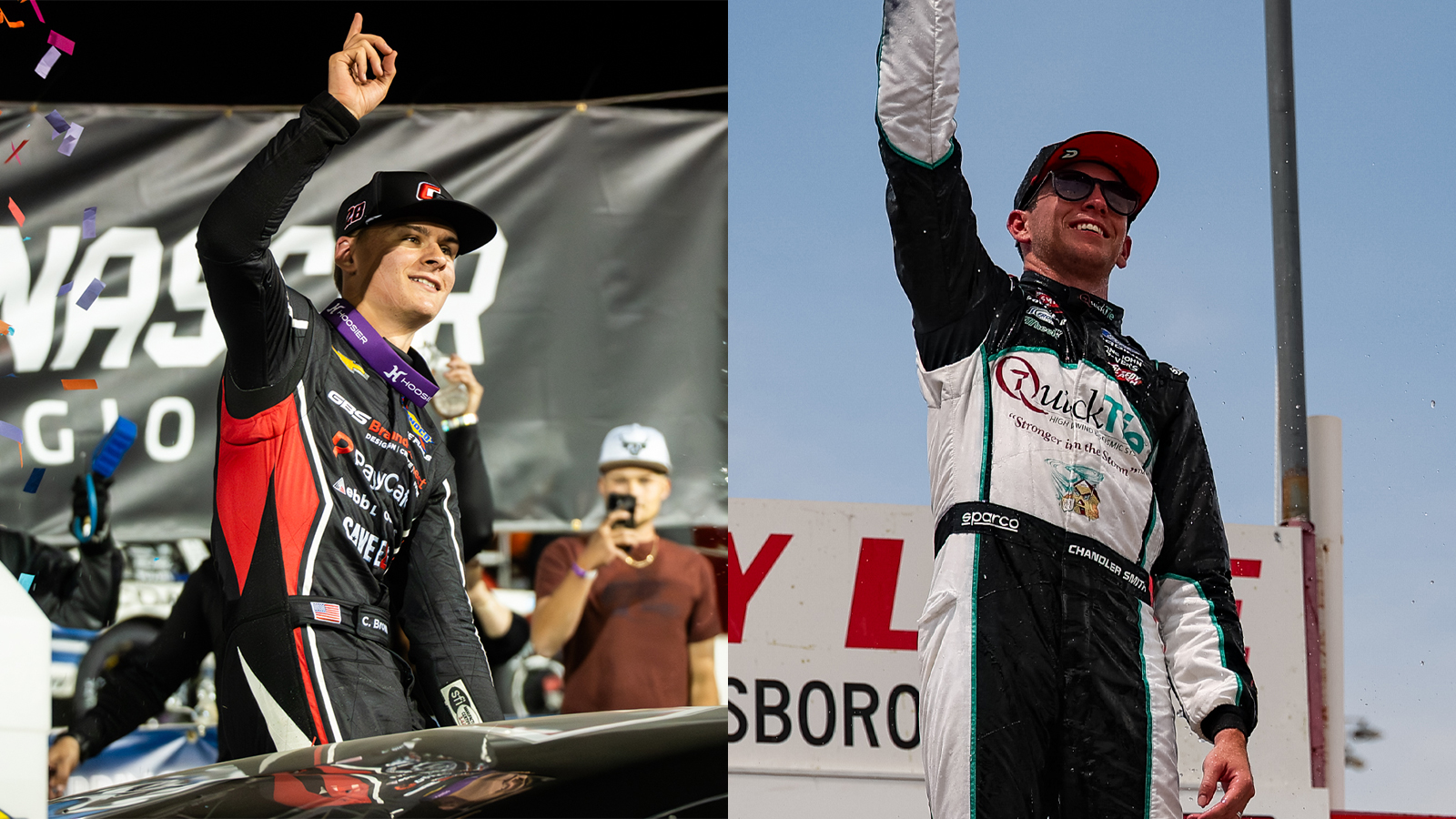 Carson Brown and Chandler Smith will serve as the full-time drivers for Richard Childress Racing in the NASCAR O'Reilly Auto Parts Series in 2027