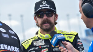 Ryan Blaney paced NASCAR Cup Series practice for the Enjoy Illinois 300 at World Wide Technology Raceway