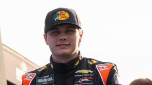 Carson Kvapil claimed the pole position for the Fleetio 200 at Darlington Raceway