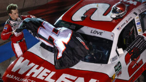 Jesse Love captured his first NASCAR O'Reilly Auto Parts Series win of 2026 in the Nu Way 225 at World Wide Technology Raceway.