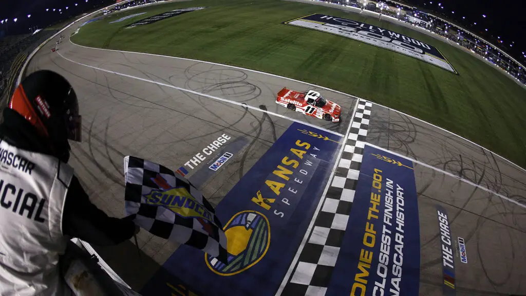 Kaden Honeycutt crosses the finish line to take the win in the Race to Stop Suicide 200 at Kansas Speedway, here are the full race results.