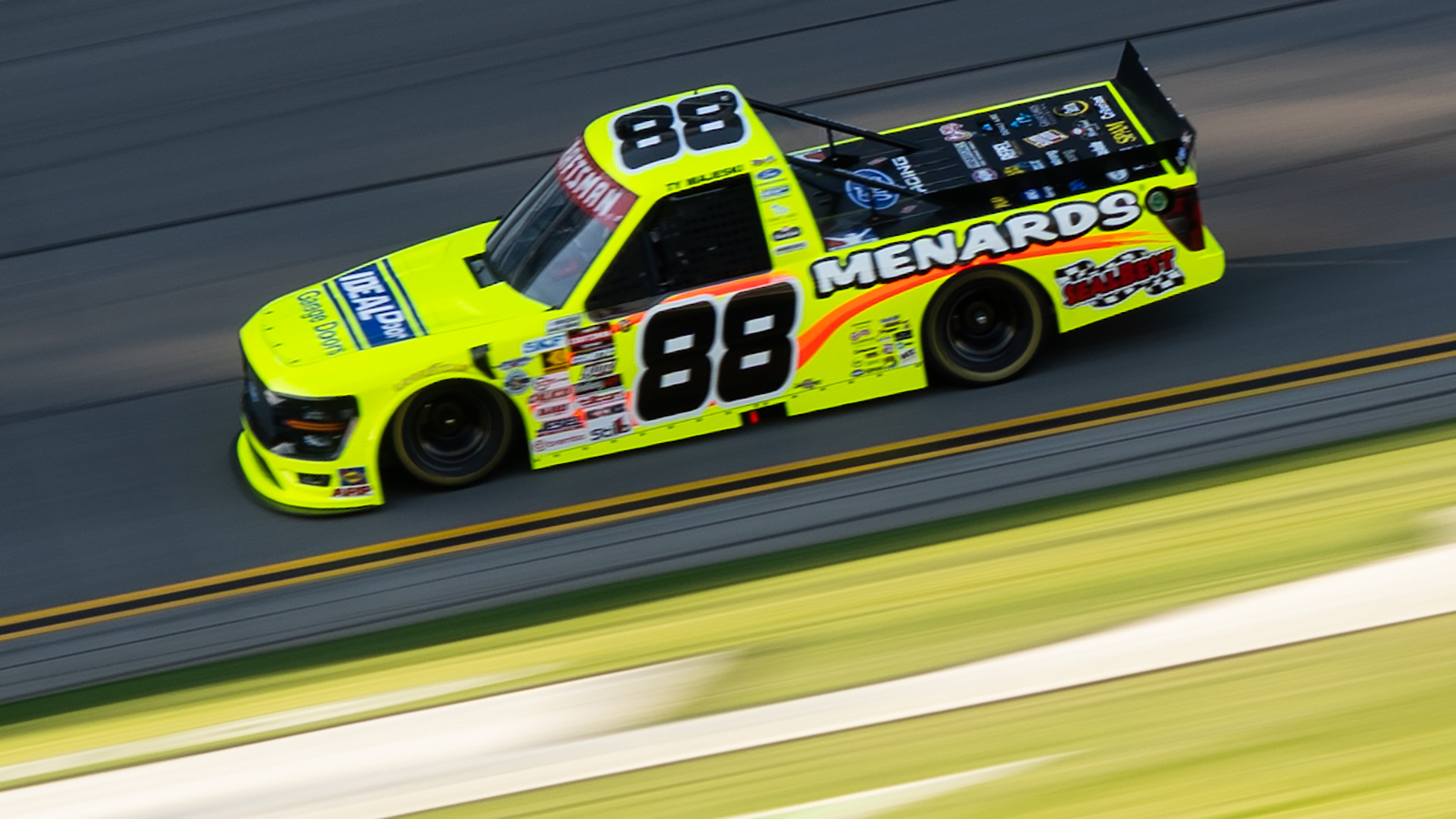 Love's RV 225 starting lineup Ty Majeski claims Talladega pole