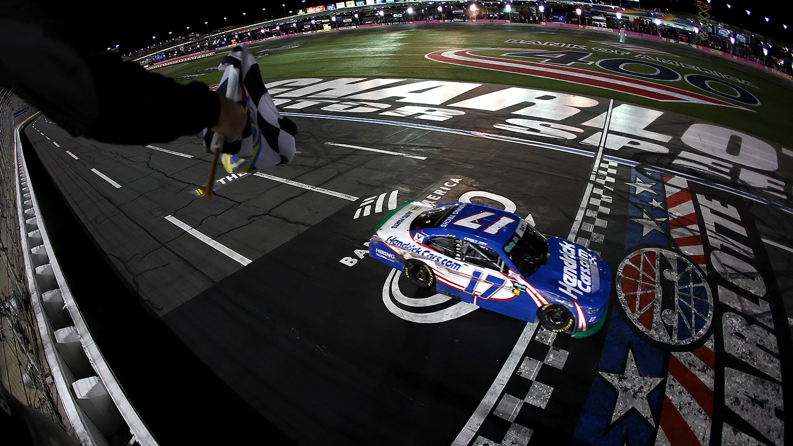 Race results for the 2026 Blue Cross NC 300 at Charlotte Motor Speedway